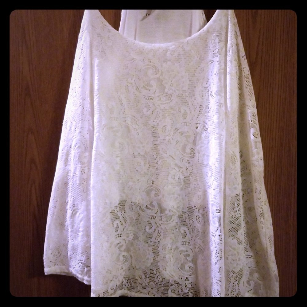 Lace tank